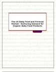 The US Baby Food and Formula Market - Nurturing Demand for Organic Baby Food Products