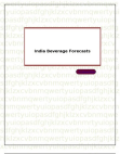 India Beverage Forecasts