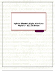 Hybrid Electric Light Vehicles Report - 2012 Edition