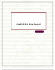 Coal Mining Asia Report