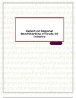 Report on Regional Benchmarking of Crude Oil Industry