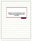 Report on Top 350 Air & Gas Compressor Manufacturers (Global)