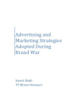 Advertising and Marketing Strategies Adopted During Brand War By Sumit Shah