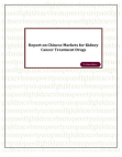 Report on Chinese Markets for Kidney Cancer Treatment Drugs