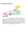 Decentralization