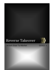 Reverse Takeover