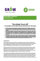 The Climate 'Fiscal Cliff': An evaluation of Fast Start Finance and lessons for the future