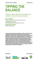 Tipping the Balance: Policies to shape agricultural investments and markets in favour of small-scale farmers