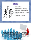 Training and development