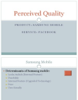 Perceived Quality