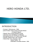 Hero Honda Case Study