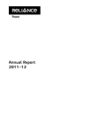 Reliance Power Limited Annual Report 2011-12