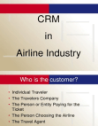 CRM in Airline Industry 