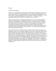 Company Analysis : Infosys
