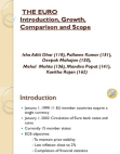 THE EURO Introduction,Growth ,comparsion ,scope