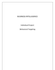 Business Intelligence: Behavioral Targeting