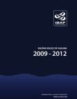 2009-2012 ISAF Racing Rules of Sailing (Showing Changes)