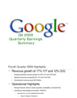 2009Q4 Google Earnings 
