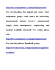 Report on Supply Chain Management