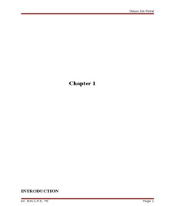 Online Job Portal Project Online Job Portal Project