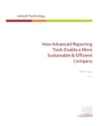 How Advanced Reporting Tools Enable a More Sustainable & Efficient Company