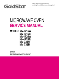 GoldStar Microwave Oven MV1715x