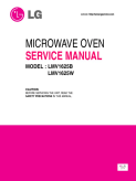 LG Microwave Oven LMV1625xx