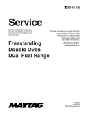 Jenn-Air Freestanding Double Oven Dual Fuel Range Service Manual