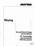 Maytag Gas and Electric Range Service Manual