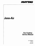 Maytag Jenn-Air Gas Cooktop Service Manual