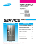 Samsung Refrigerator Service Manual RFG297AA