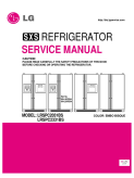LG 22.8 cu. ft. Side By Side Refrigerator Service Manual