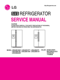 LG Side by Side Refrigerator Service Manual LRSC26923xx