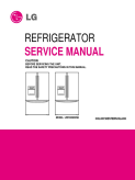 LG 25 cu. ft. French Door Refrigerator Service Manual LRFD25850xx