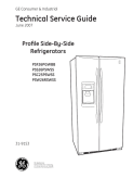 GE Profile Side by Side Refrigerator Service Manual