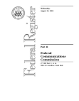 Rule: Frequency allocations and radio treaty matters: World Radiocommunication Conference-2003; concerning frequency bands between 5900 kHz and 27.5 GHz