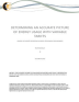 Determining an accurate picture of energy usage with variable tariffs