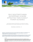 Why NightWatchman Enterprise is more effective than in-built power schemes