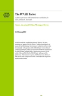 The WASH Factor: Oxfam's experiences with humanitarian coordination for water, sanitation and health