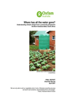 Where has all the Water Gone?: Understanding climate change from a community perspective Northern KwaZulu-Natal, South Africa