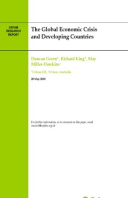 The Global Economic Crisis and Developing Countries