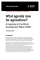 What Agenda Now for Agriculture? A response to the World Development Report 2008
