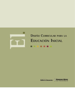 Diseño Curricular para la Educación Inicial 1342025837