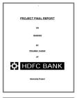 HDFC PROJECT