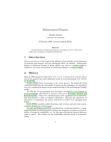 Behavioural Finance