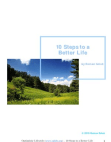 Ten steps to a Better life