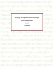 organizational change