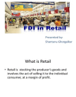 fdi  in retail sector in india