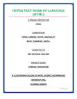 Hyper Text Markup Language(html)