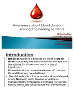 Blood Transfusion  on Blood Donation Ppt